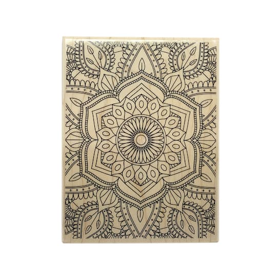 6 Pack: Mandala Wood Stamp by Recollections&#x2122;